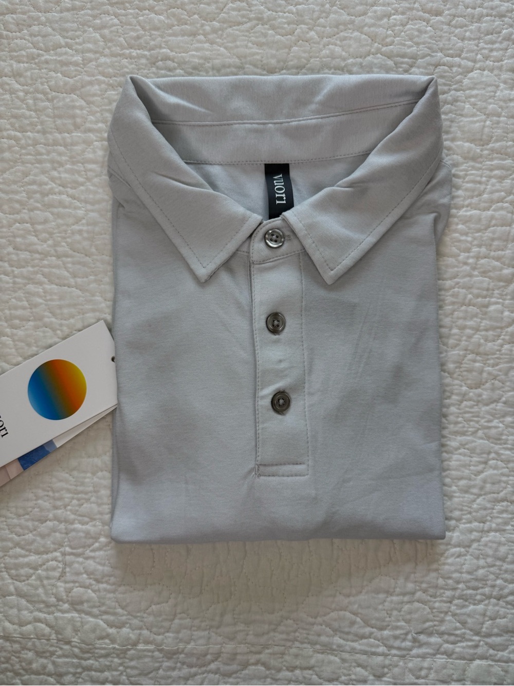 Vuori Men’s Strato Tech Polo Frost Grey Heather V188 Size Medium New